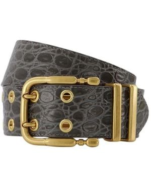 BY FAR Duo Belt - Grey