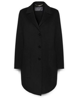 Elena Miro Single-Breasted Coats - Nero
