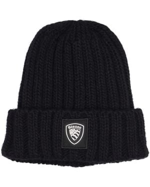 Blauer Cappello junior blu tessuto caldo - Nero