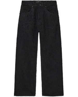 Purple Brand Jeans ,Zwart ,Katoen P018 Textured Pearl
