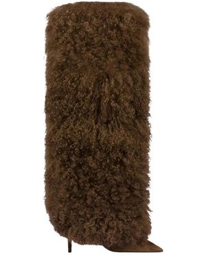 Paris Texas Heeled Boots - Brown