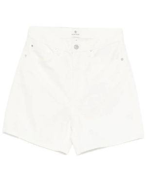 Anine Bing Witte Denim Shorts