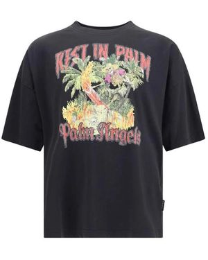 Palm Angels T-Shirts - Black