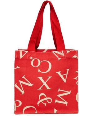 MAX&Co. Cotton Tote Bag - Rot