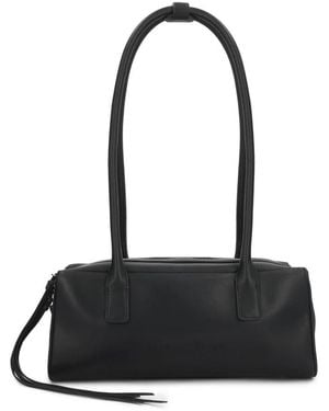 Kazar Leder Baguette Tasche - Schwarz