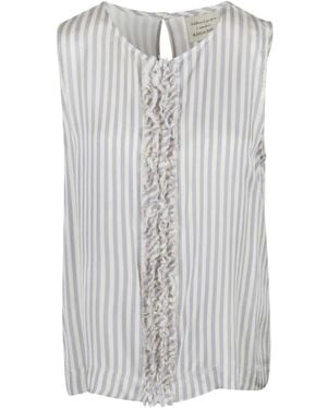 ALESSIA SANTI Sleeveless Tops - Grigio