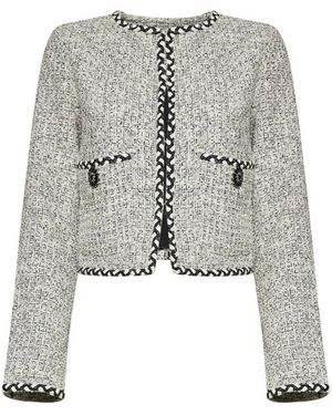 Silvian Heach Jassen ,Grijs ,Leer Gpp 26254Gc Blazer