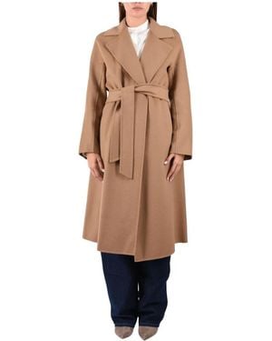 Max Mara Belted Coats - Neutro