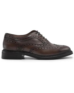 BERWICK  1707 Laced Shoes - Marrone