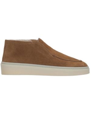 ESTRO Gefütterte Mokassin-Stiefeletten - Braun