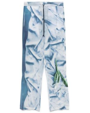 Victoria Beckham Straight Trousers - Blue