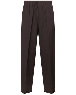 Costumein Straight Trousers - Brown