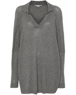 Stella McCartney V-Neck Knitwear - Grijs