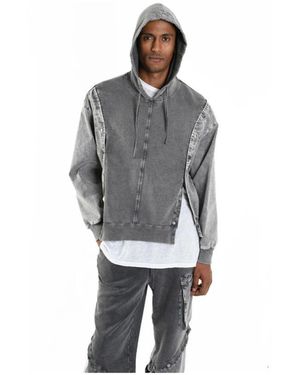 LA HAINE INSIDE US Hoodies - Gris