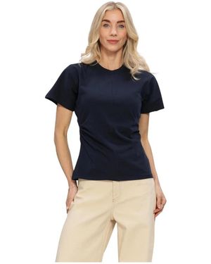 Modström Tops ,Blauw ,Katoen Patayamd T-Shirt