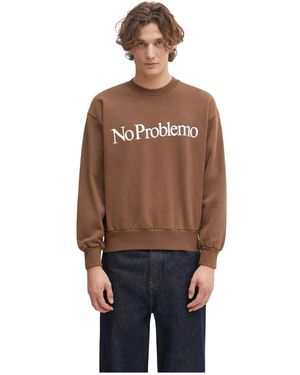 No Problemo Sweatshirts - Marrón