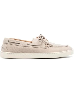 Henderson Wildleder Yatch Schuhe Für Männer - Weiß