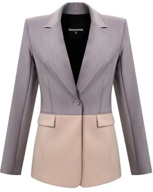 Patrizia Pepe Blazers - Gray