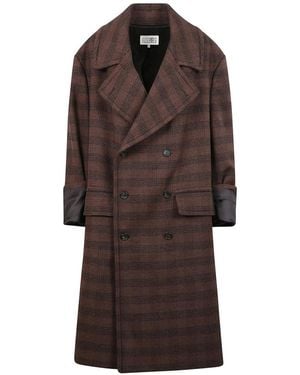 MM6 by Maison Martin Margiela Trench Coats - Marrón
