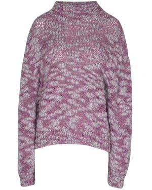 Soallure Truien & Vesten ,Veelkleurig ,Wol So Allure - Paars