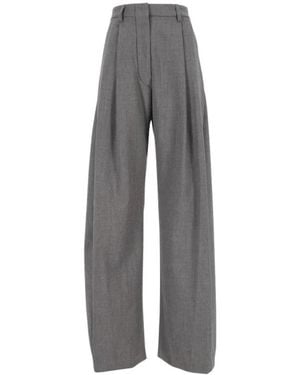 Thelatest Wide Trousers - Grigio