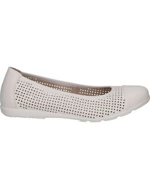 Caprice Ballerina Shoes - Metallic