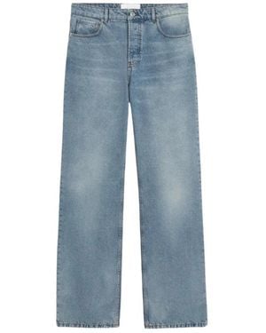 Ami Paris Straight Jeans - Azul