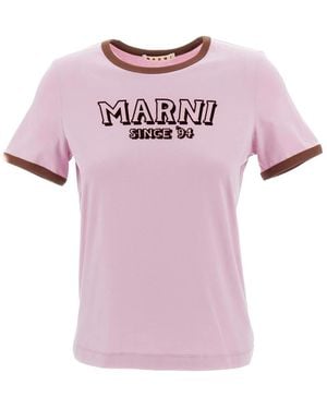 Marni T-Shirts - Pink