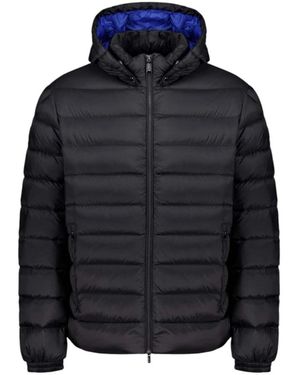 Ciesse Piumini Jassen ,Zwart ,Korte Gewatteerde Jas - Blauw