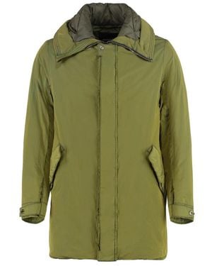 Moorer Single-Breasted Coats - Green