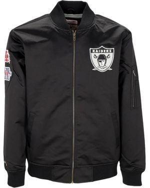 Mitchell & Ness Bomber Jackets - Black