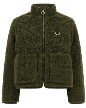 Barbour Fitness ,Groen ,Katoen Elenora Fleece Jas