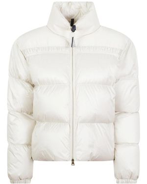 Moncler Jassen ,Wit ,Meditation Kort Donsjack