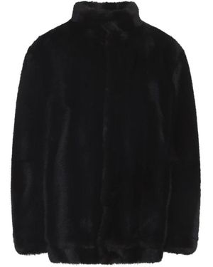 MM6 by Maison Margiela Faux Fur & Shearling Jackets - Black