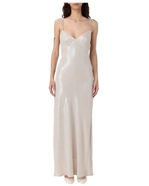 Twinset Elegantes Schwarzes Kleid Für Frauen - Grau
