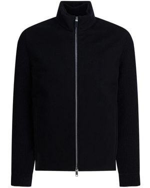 ZEGNA Blaue Jacke Für Männer Aw25 - Schwarz