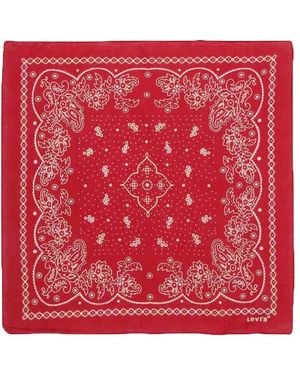 Levi's Accessoires ,Rood ,Katoen Paisley Bandana