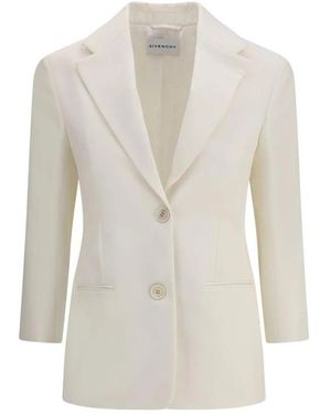 Givenchy Wollblazer Mit Reverskragen - Weiß