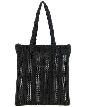 Pinko Tassen ,Zwart ,Easy Tote Bag