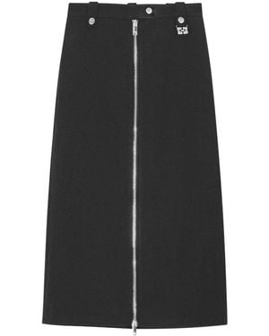 Ganni Maxi Skirts - Black