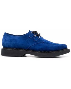 Saint Laurent Suede Derbies Veterschoenen Mannen - Blauw