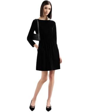 Emporio Armani Short Dresses - Black