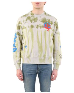 OLAF HUSSEIN Vrienden Crewneck Sweatshirt - Blauw
