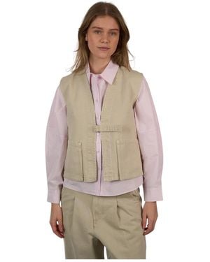 Aimée the Label Denim Gilet - Braun