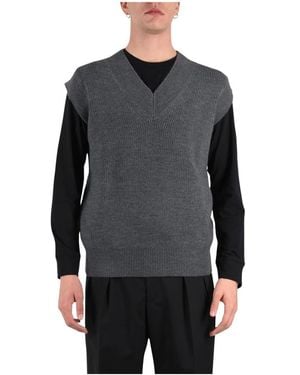 Paolo Pecora V-Neck Knitwear - Negro