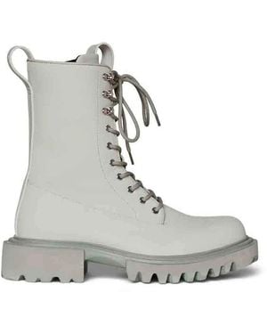Rains Lace-Up Boots - Gris