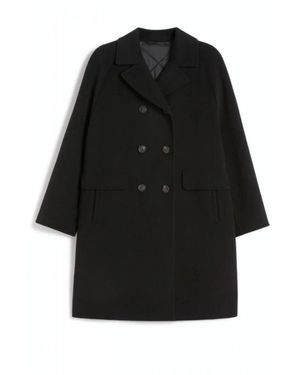 Weekend by Maxmara Double-Breasted Coats - Negro