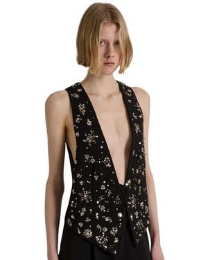 Alberta Ferretti Vests - Negro