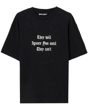 Palm Angels T-Shirts - Black