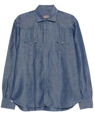 Barba Napoli Denim Shirts - Blue